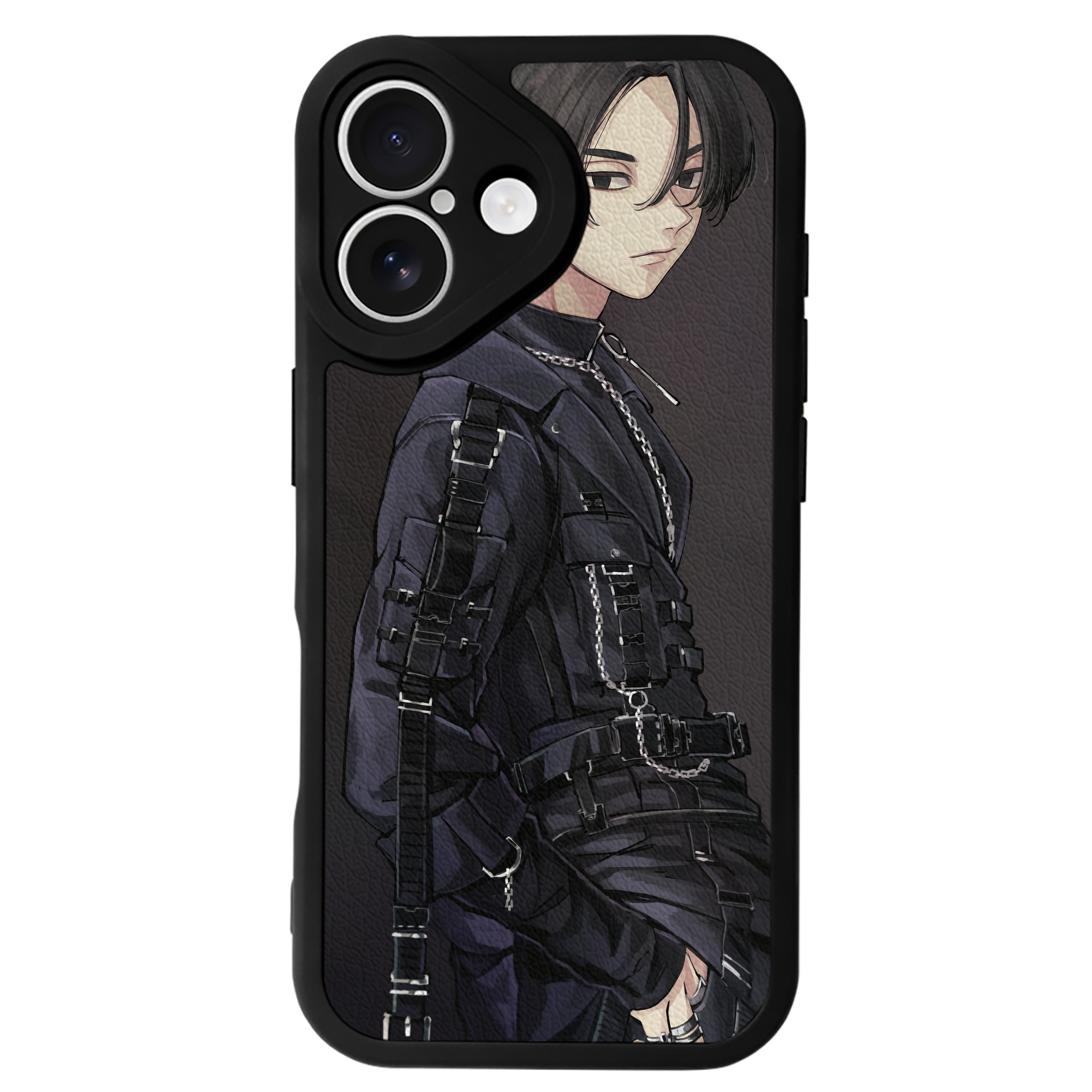 （画像用） 東京リベンジャーズ Tokyo Revengers 【iPhone 16シリーズ対応】シリコンスマホケース（レザー調） 材質：シリコン